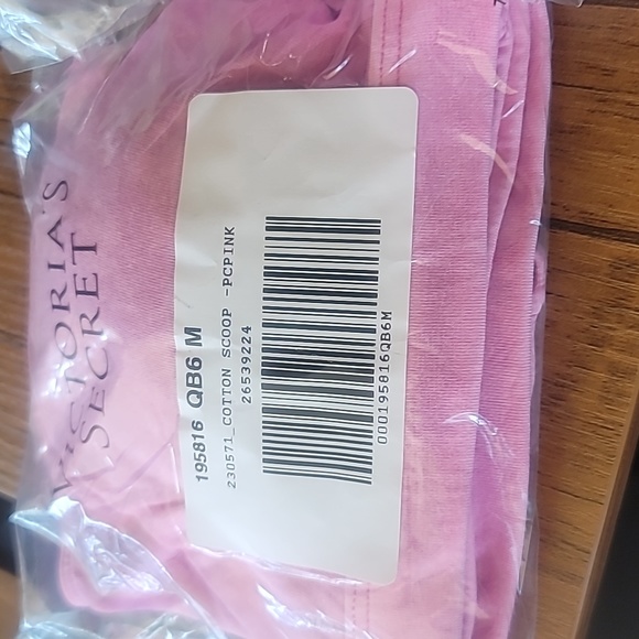 Victoria's secret pink lounging cotton scoop bralette - Picture 4 of 10